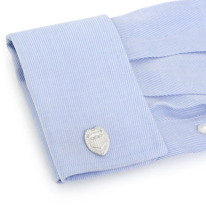 Silver Police Badge Cufflinks - My Men's Shop