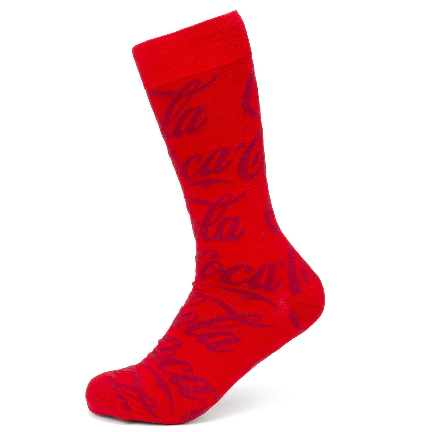 Calcetines con el logotipo rojo de Coca-Cola