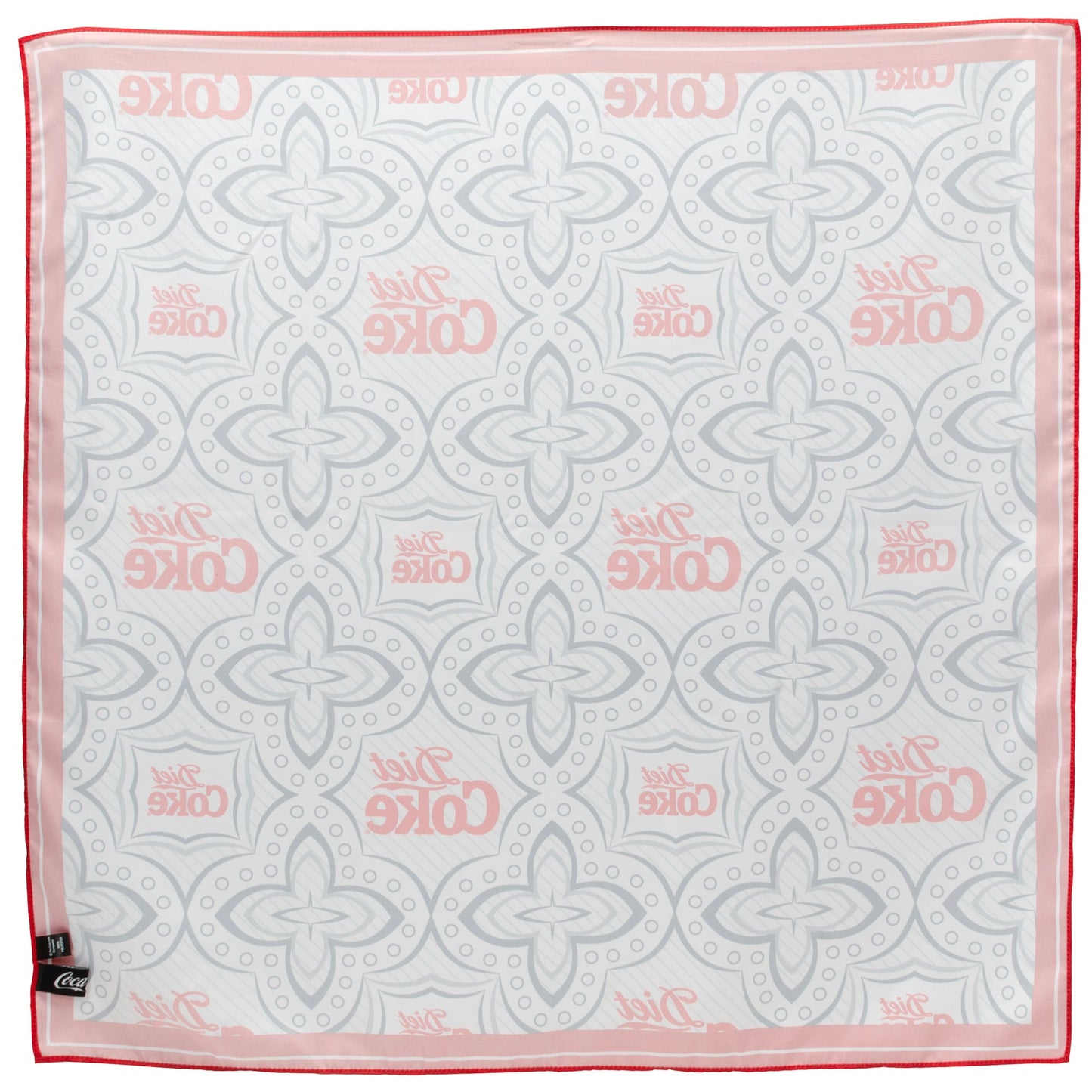 Diet Coke Satin Grey Scarf