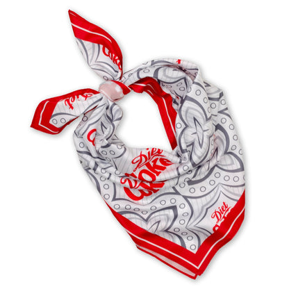 Diet Coke Satin Grey Scarf