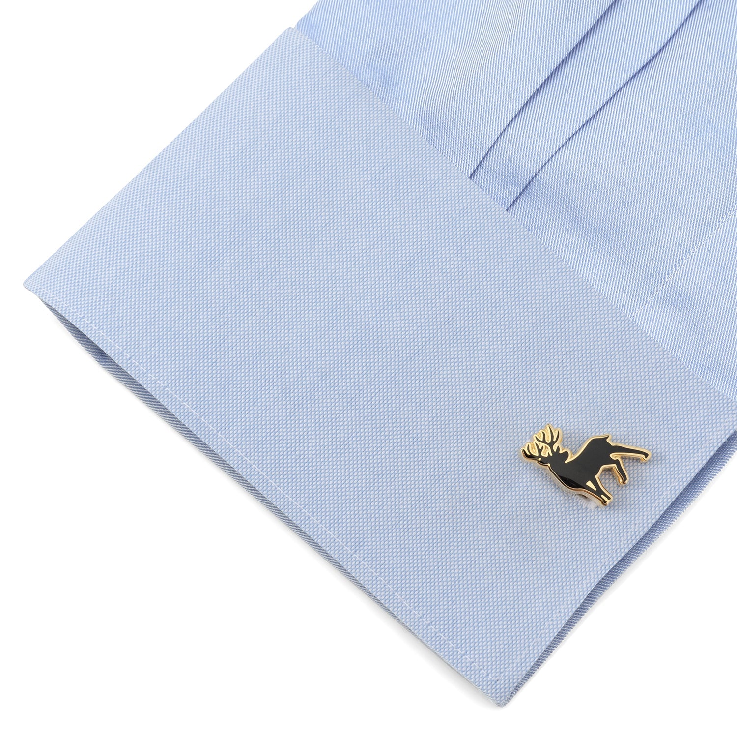 Stag Deer Gold Cufflinks - My Men's Shop