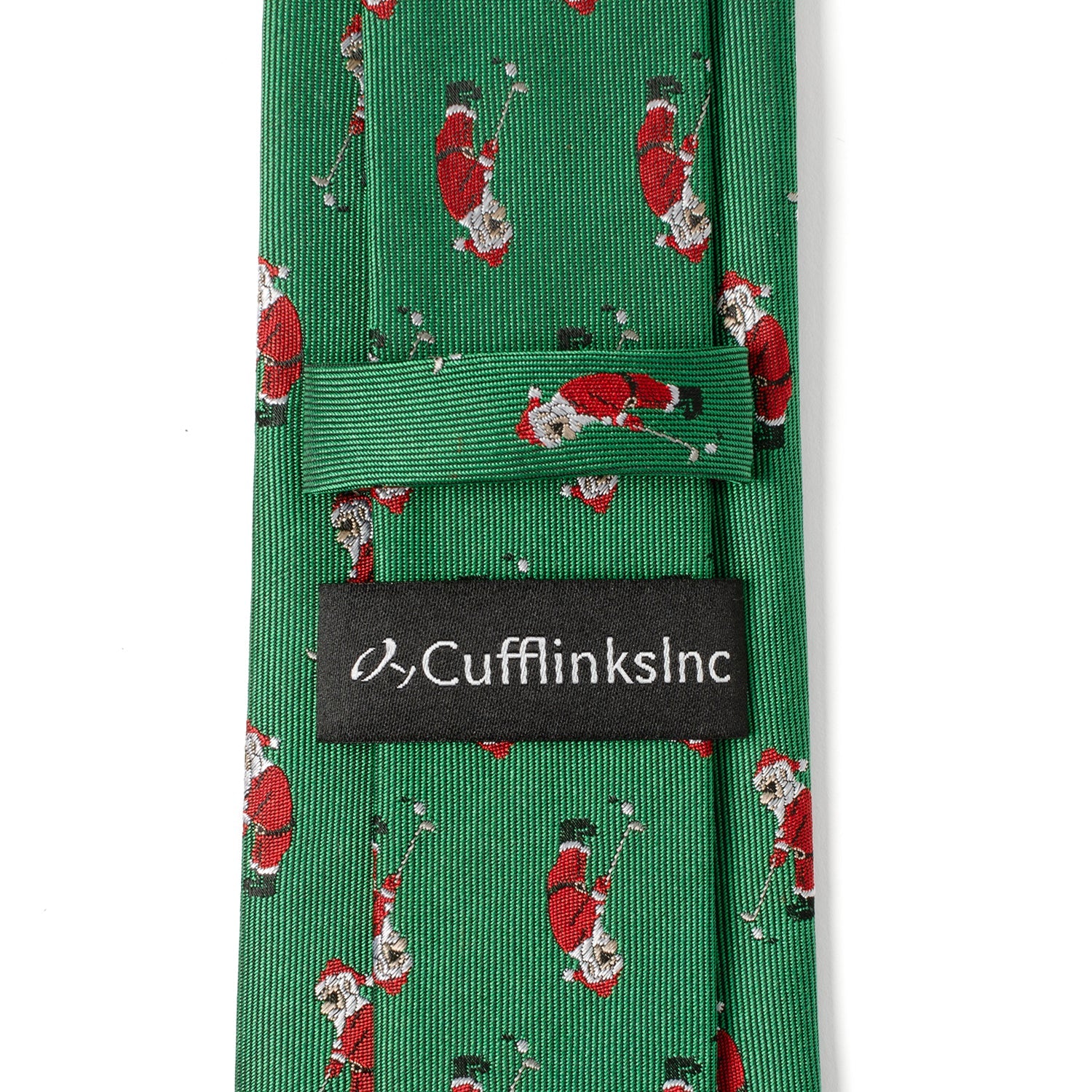 Santa Golf Par-Tee Men's Green Tie - My Men's Shop