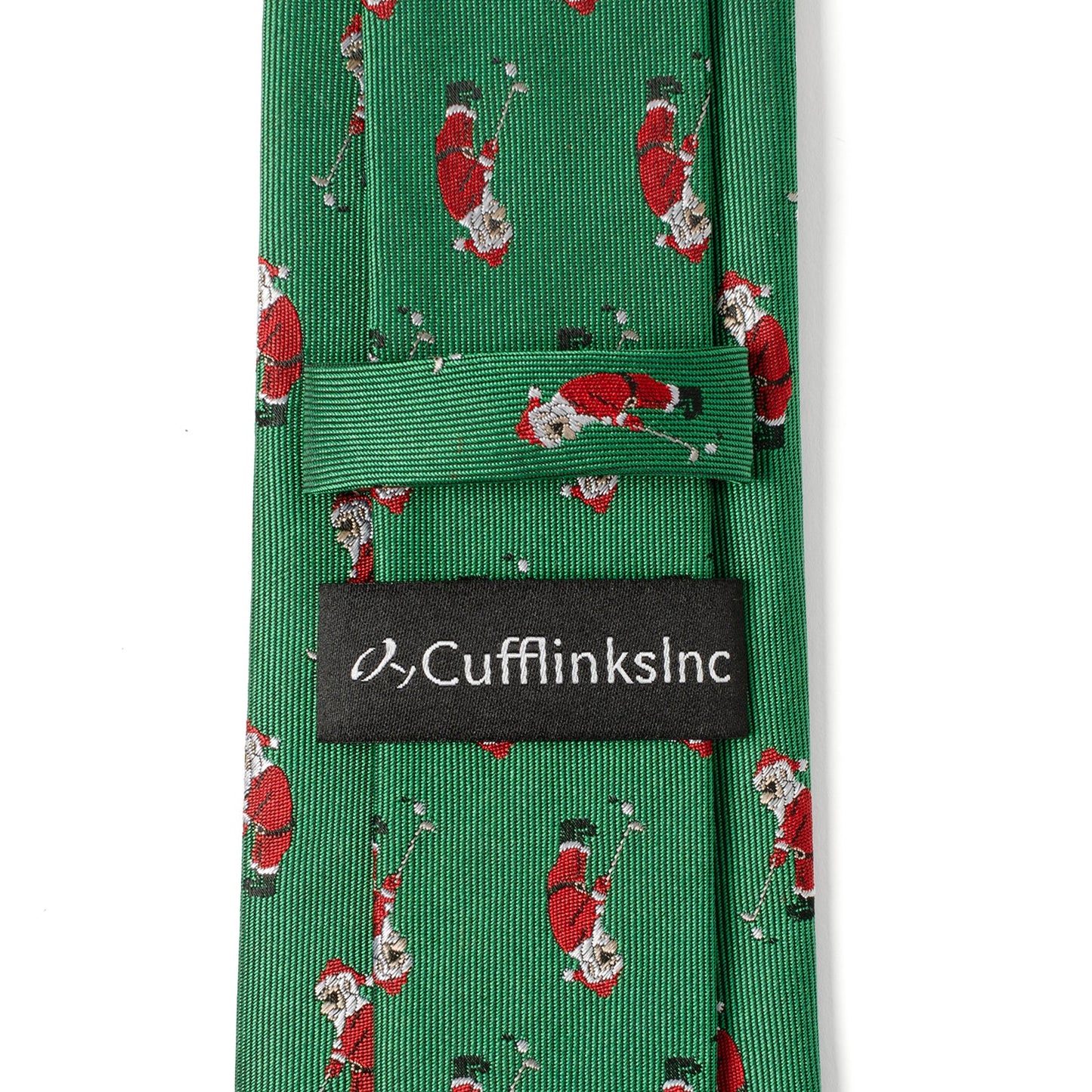 Corbata verde de hombre Santa Golf Par-Tee