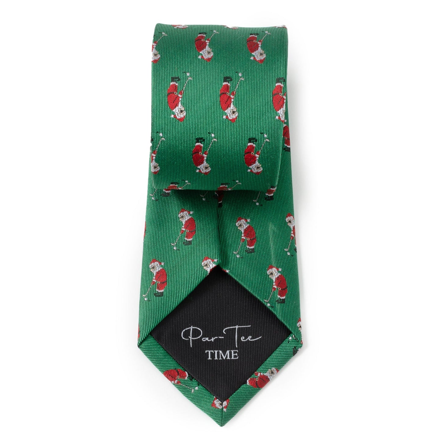 Corbata verde de hombre Santa Golf Par-Tee