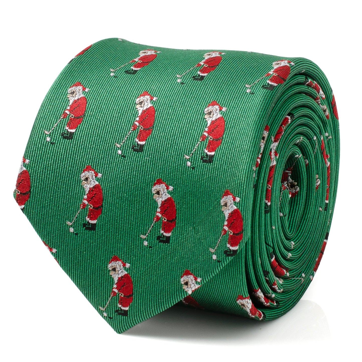 Corbata verde de hombre Santa Golf Par-Tee
