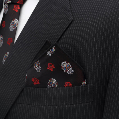 Sugar Skull Pocket Square - My Men's Shop