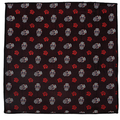 Sugar Skull Pocket Square - My Men's Shop