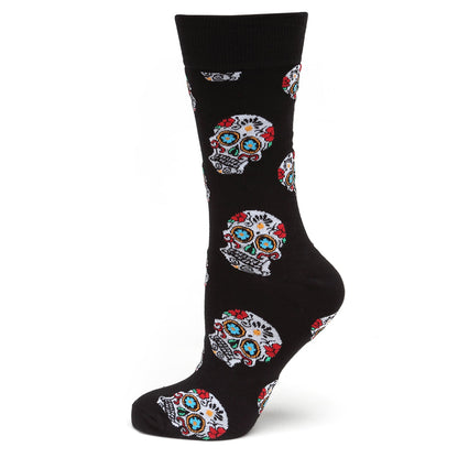 Sugar Skull Black Socks - My Men's Shop