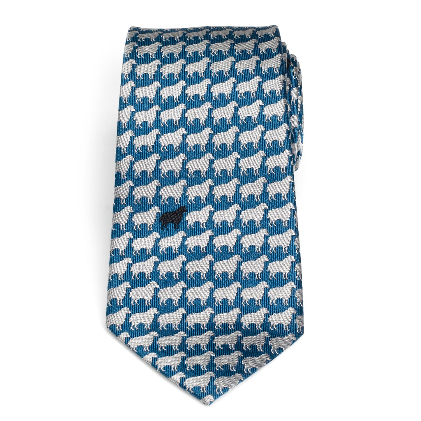Black Sheep Blue Silk Men's Tie - My Men's Shop
