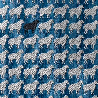 Black Sheep Blue Silk Men's Tie - My Men's Shop