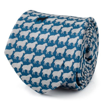 Black Sheep Blue Silk Men's Tie - My Men's Shop