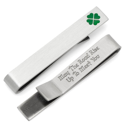 Shamrock Hidden Message Tie Bar - My Men's Shop