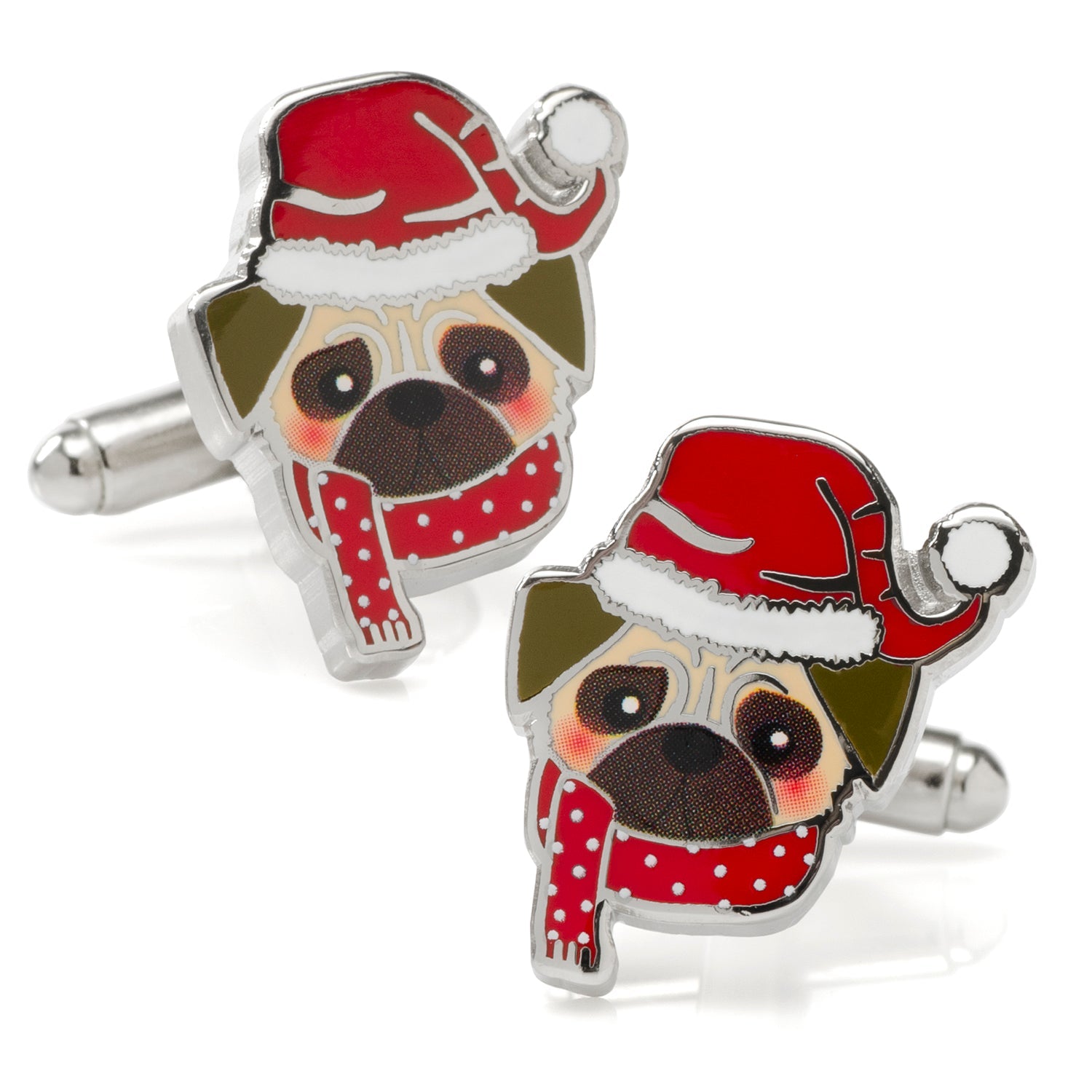 Santa Pug Cufflinks - My Men's Shop
