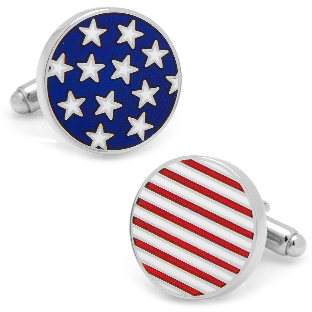 Stars and Stripes American Flag Cufflinks - My Men's Shop