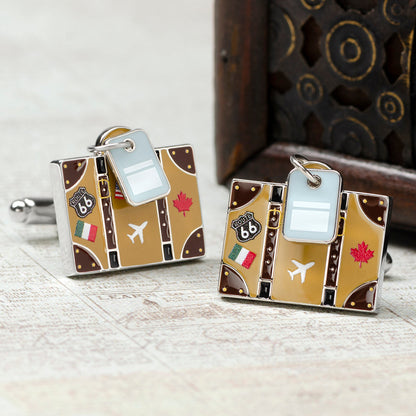 Traveler Suitcase Cufflinks - My Men's Shop