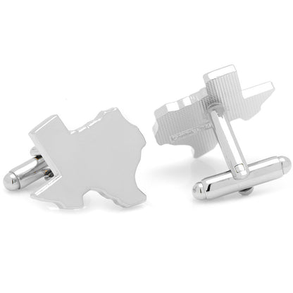 Silver Texas Cufflinks and Lapel Pin Gift Set - My Men's Shop
