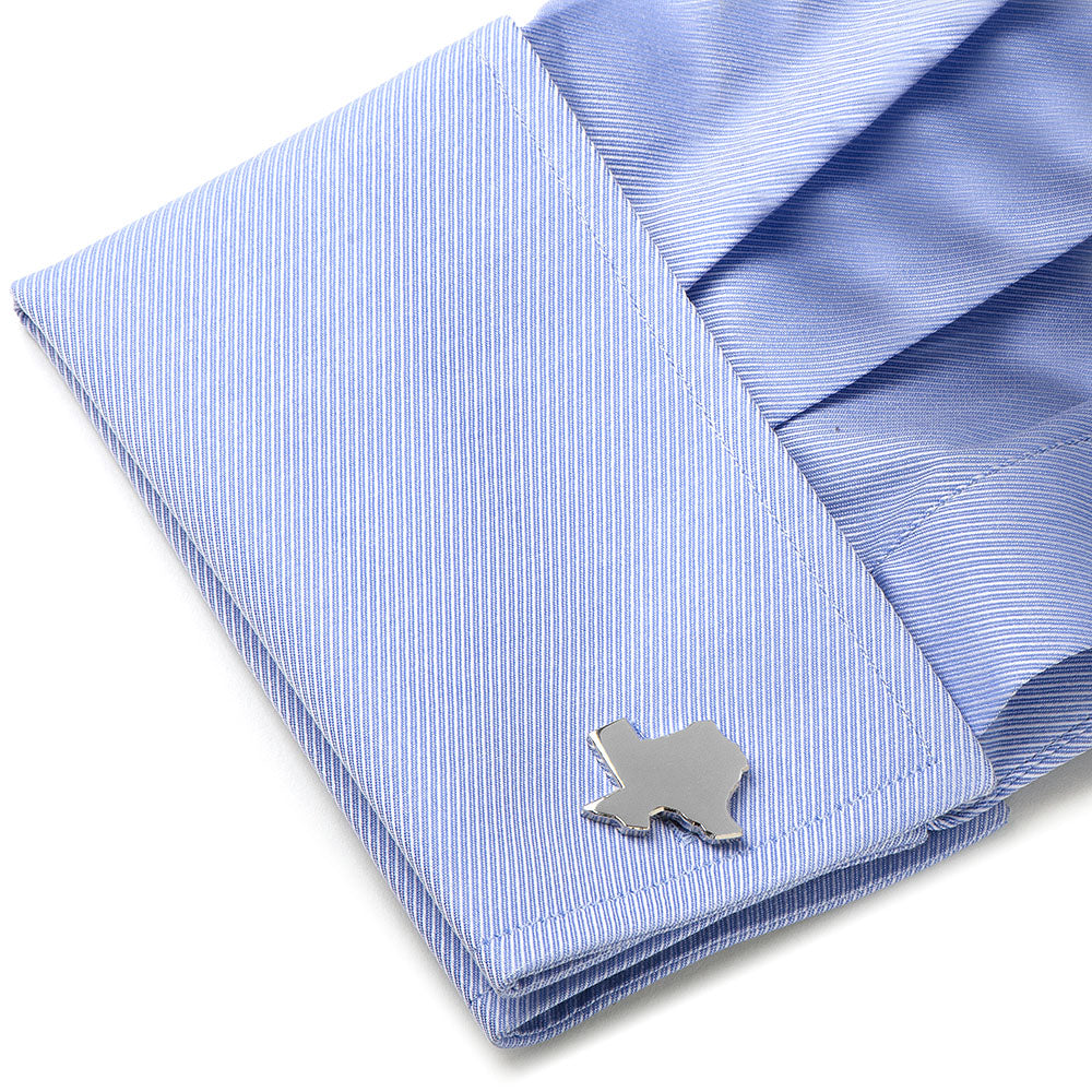Silver Texas Cufflinks - My Men's Shop