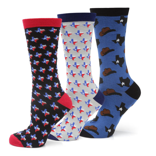 Set de regalo de 3 pares de calcetines Texas Strong