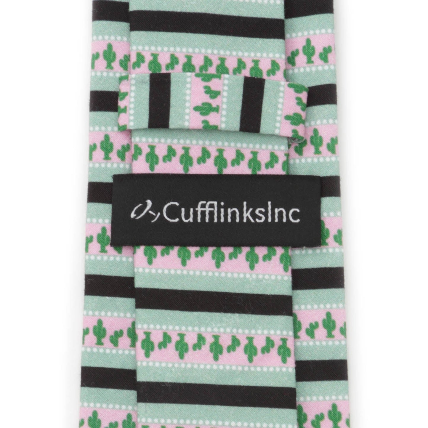 Texas Cactus Stripe Sage Men’s Tie - My Men's Shop