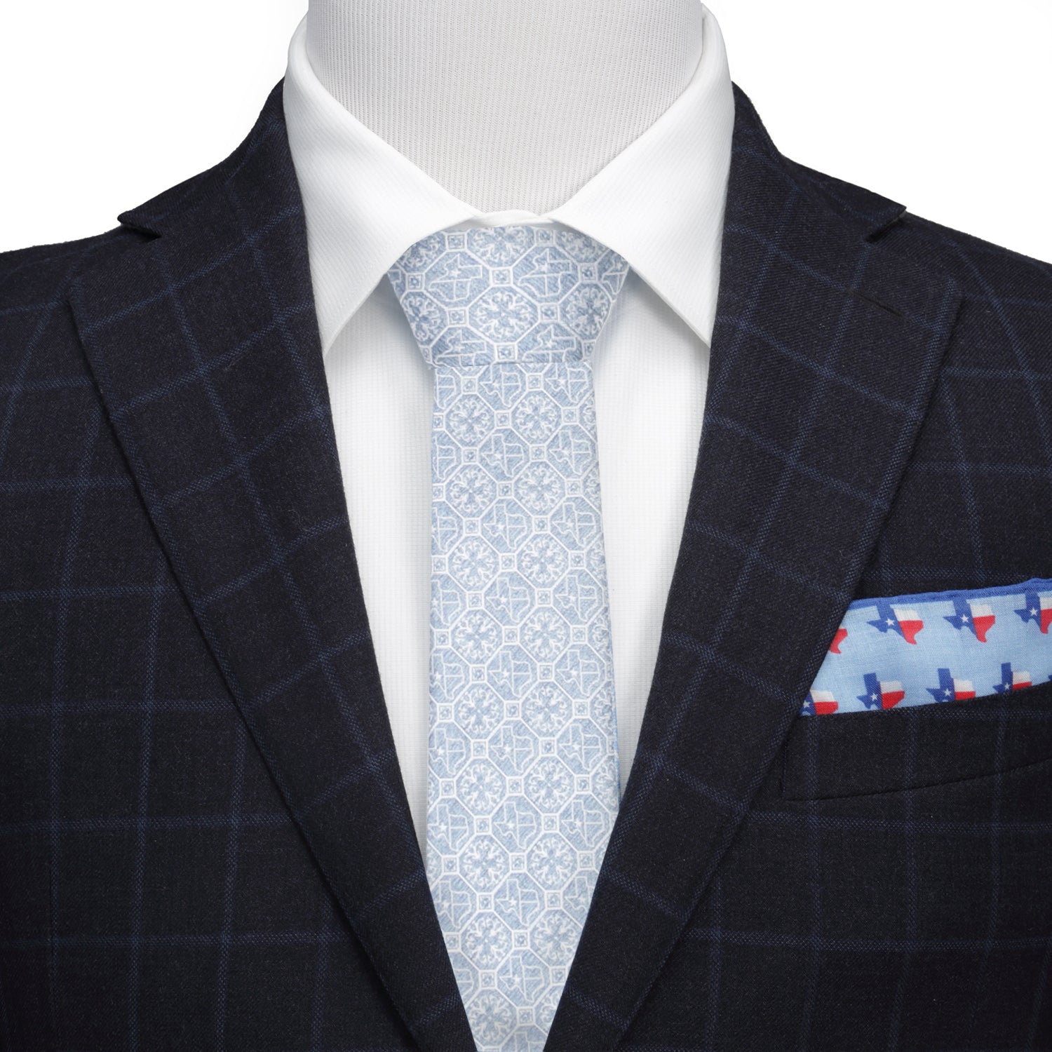 Texas State Denim Men’s Tie - My Men's Shop