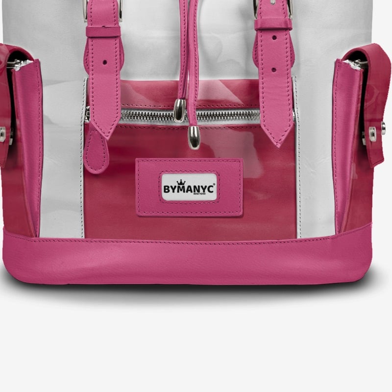 COUTURE Eco Backpack – Pink & White Edition | BYMANYC ® New York - My Men's Shop