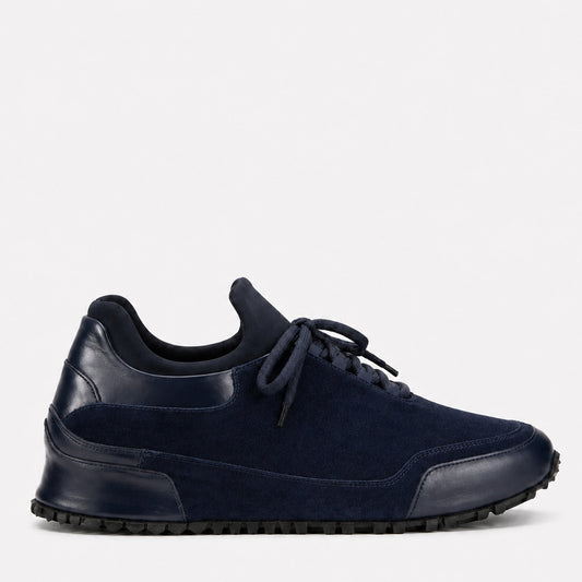 The Hudson Navy Suede Men Sneaker