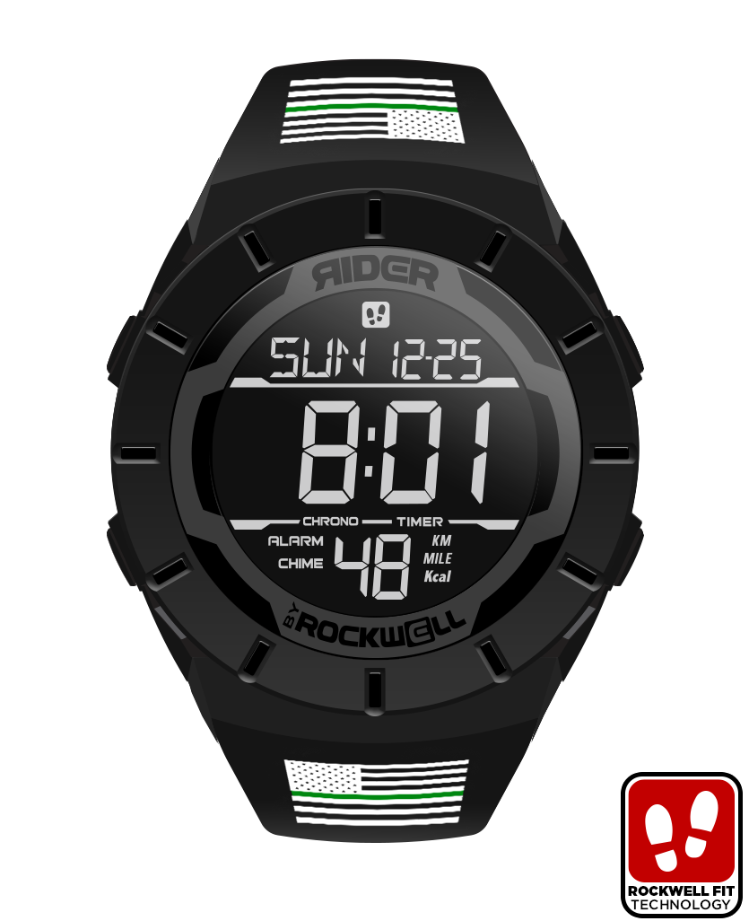 Coliseum Fit™ Border Patrol - Freedom Edition (Phantom Black) Watch