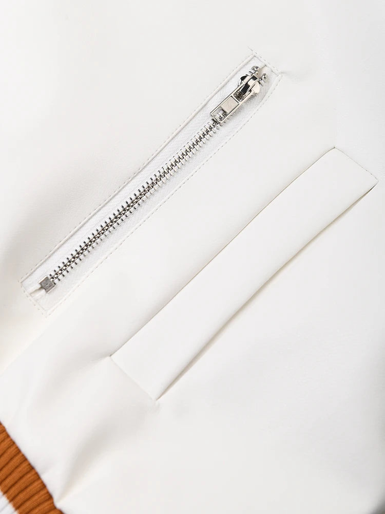 Color-block PU Leather Jacket, Soho | Women - BYMANYC ® New York - My Men's Shop