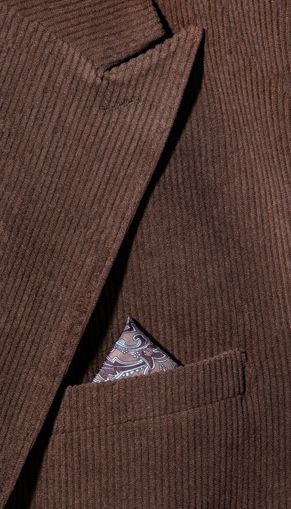 The Cordell Brown 2pc Cotton Corduroy Notch Lapel Suit