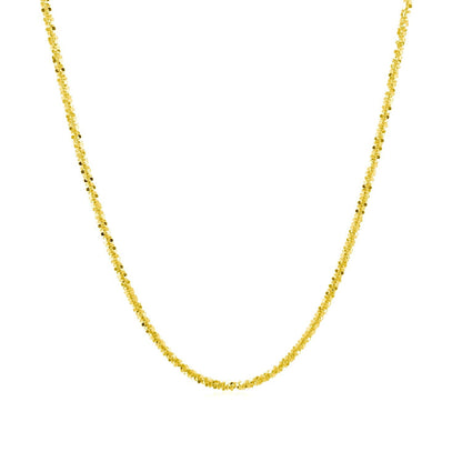 Cadena de Oro Amarillo de 14k con Brillo de 1,5mm