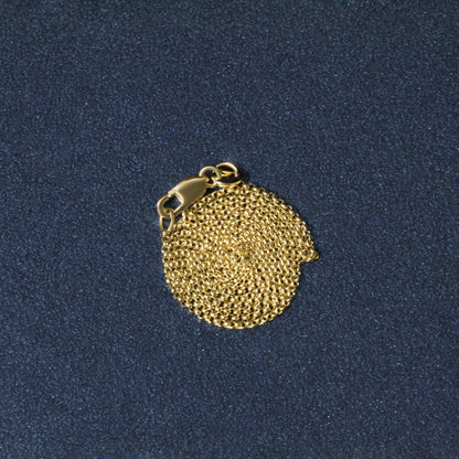 Cadena Rolo de Oro Amarillo de 14k con Corte de Diamante de 1.1mm