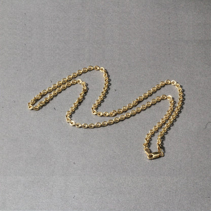 Cadena de eslabones tipo cable Forsantina Lite de oro amarillo de 14k y 3,0 mm