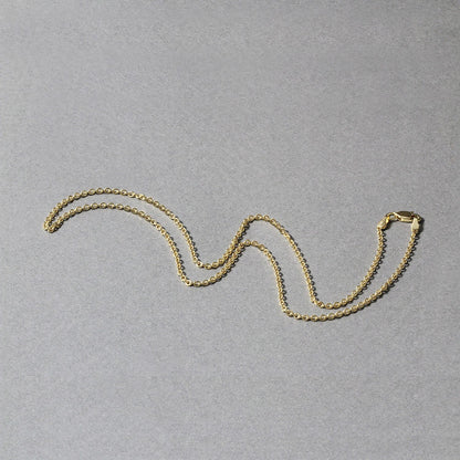 Cadena de Eslabones Tipo Cable Forsantina Lite de Oro Amarillo de 14k 1.9mm