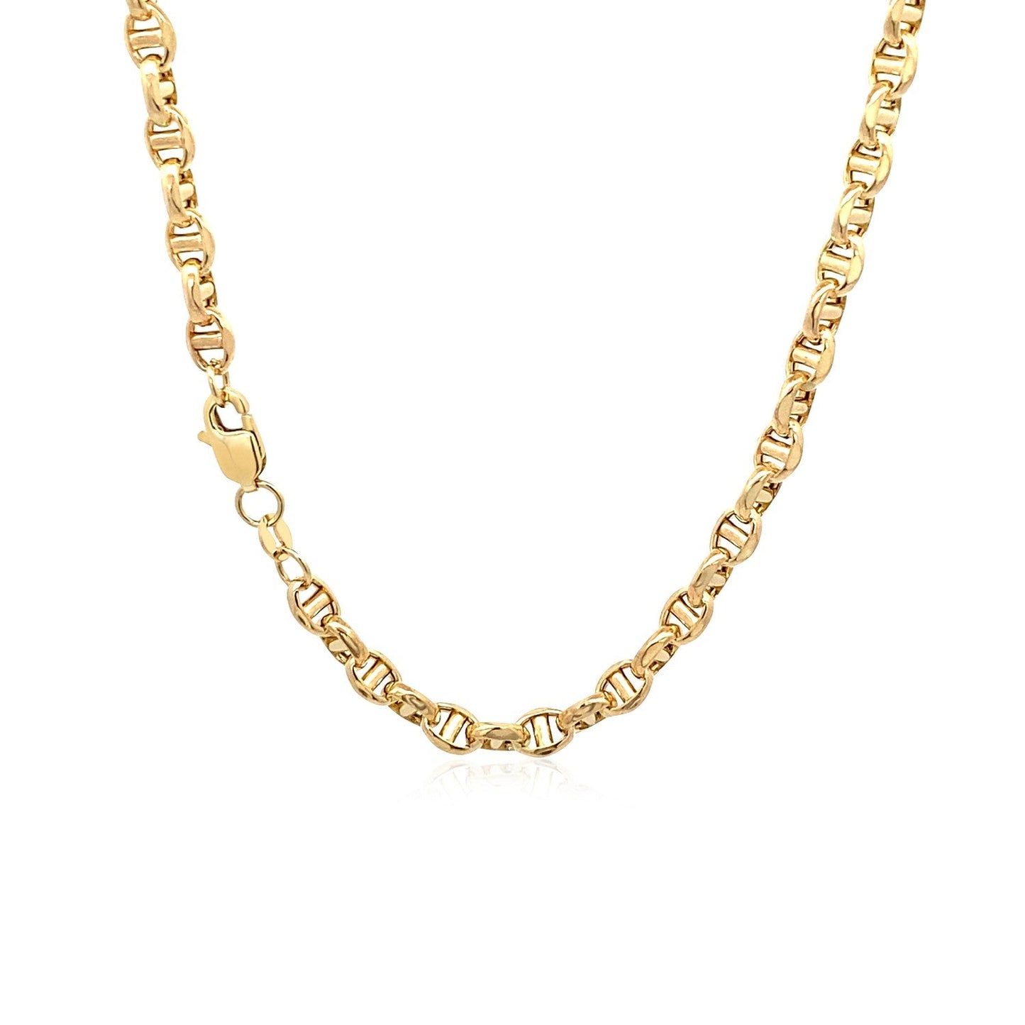 Cadena Ancla de Oro Amarillo 14k de 4.5mm