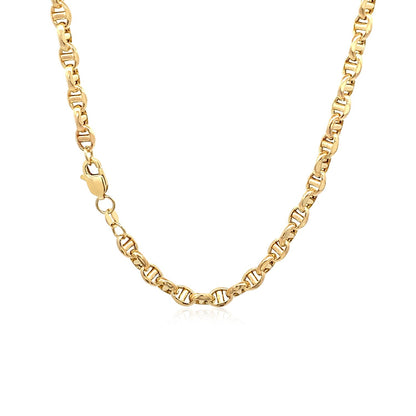 Cadena Ancla de Oro Amarillo 14k de 4.5mm