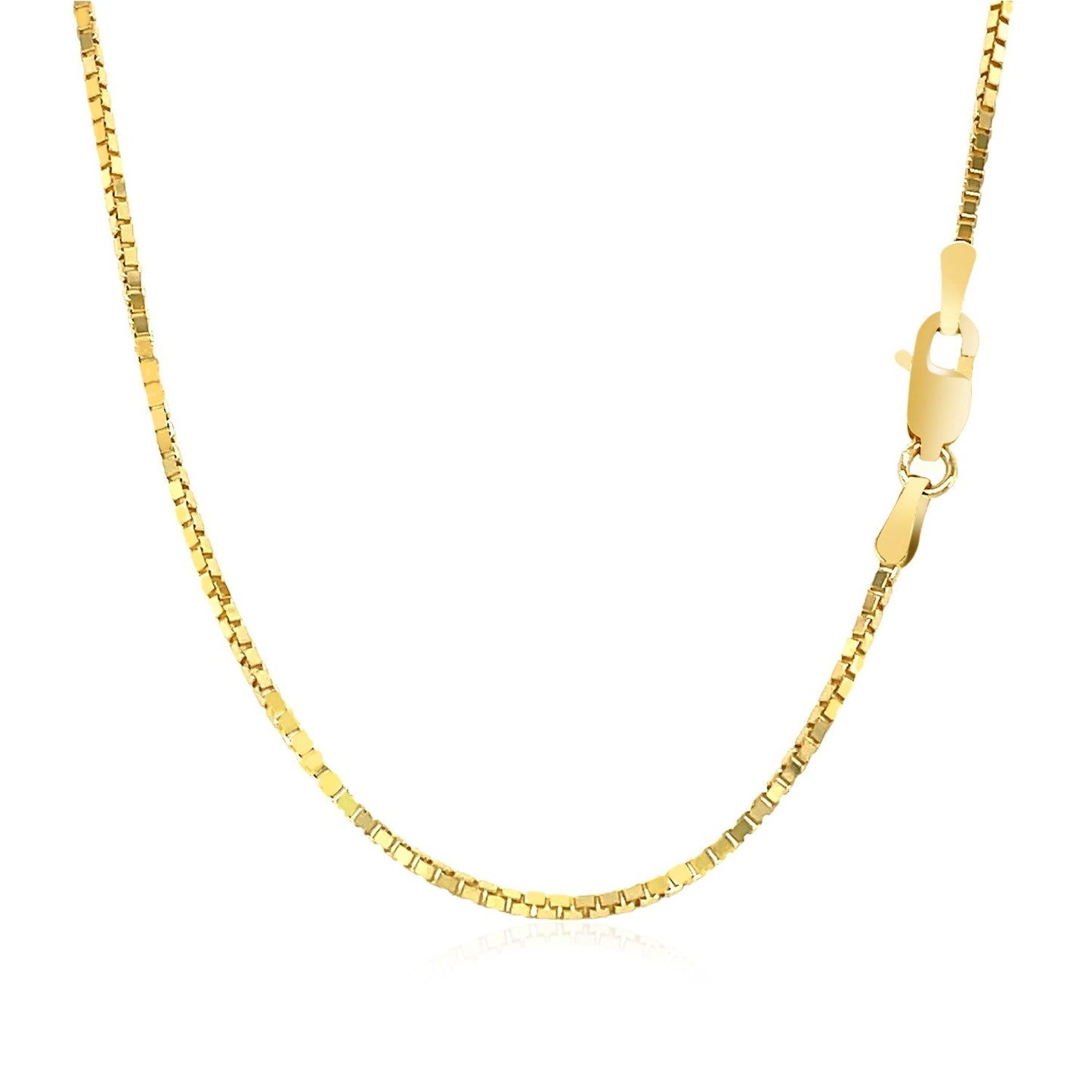 Cadena Clásica de Oro Amarillo de 14k, 1.1mm