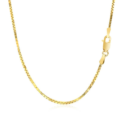 Cadena Clásica de Oro Amarillo de 14k, 1.1mm