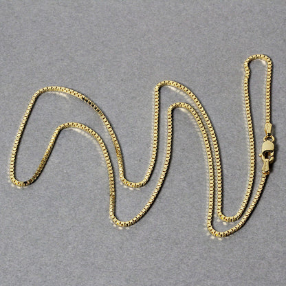 Cadena Clásica de Oro Amarillo de 14k, 1.1mm
