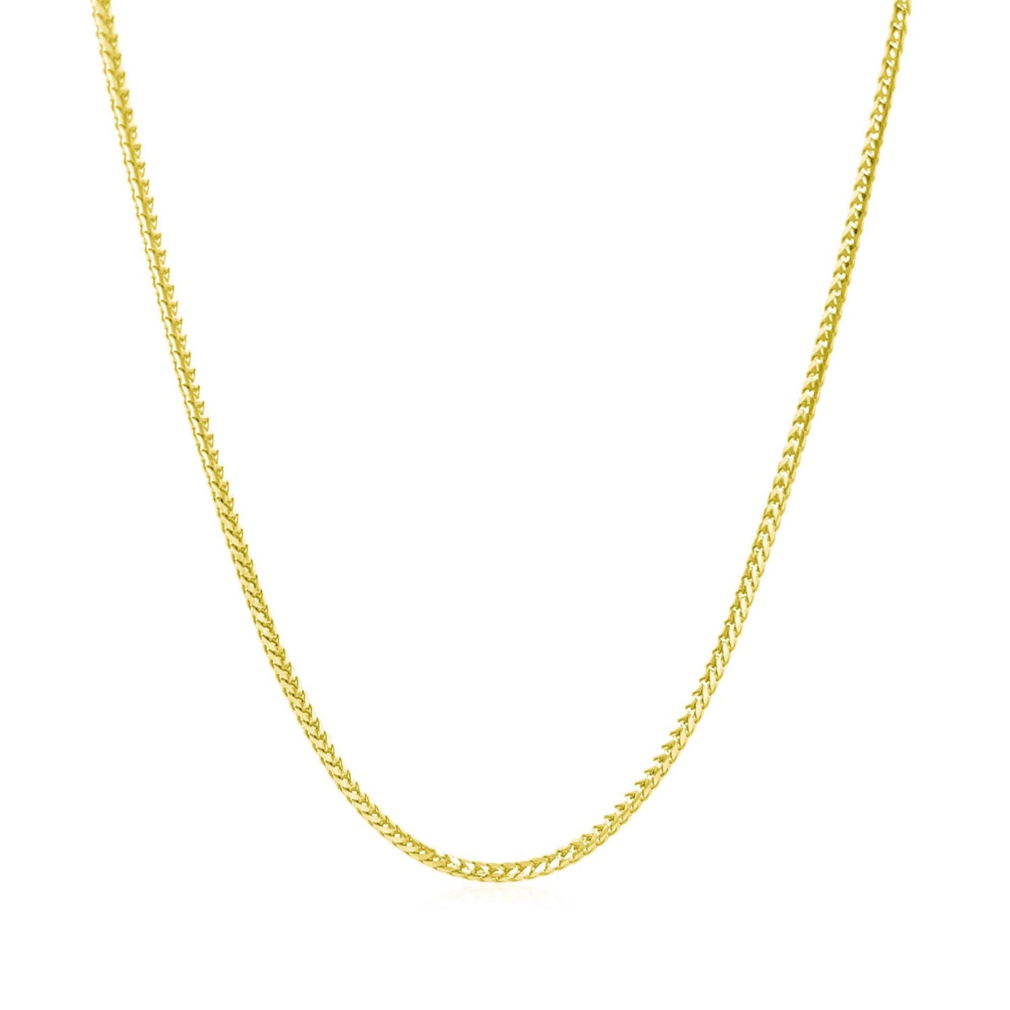 Cadena Franco de Oro Amarillo de 14k 1,2mm