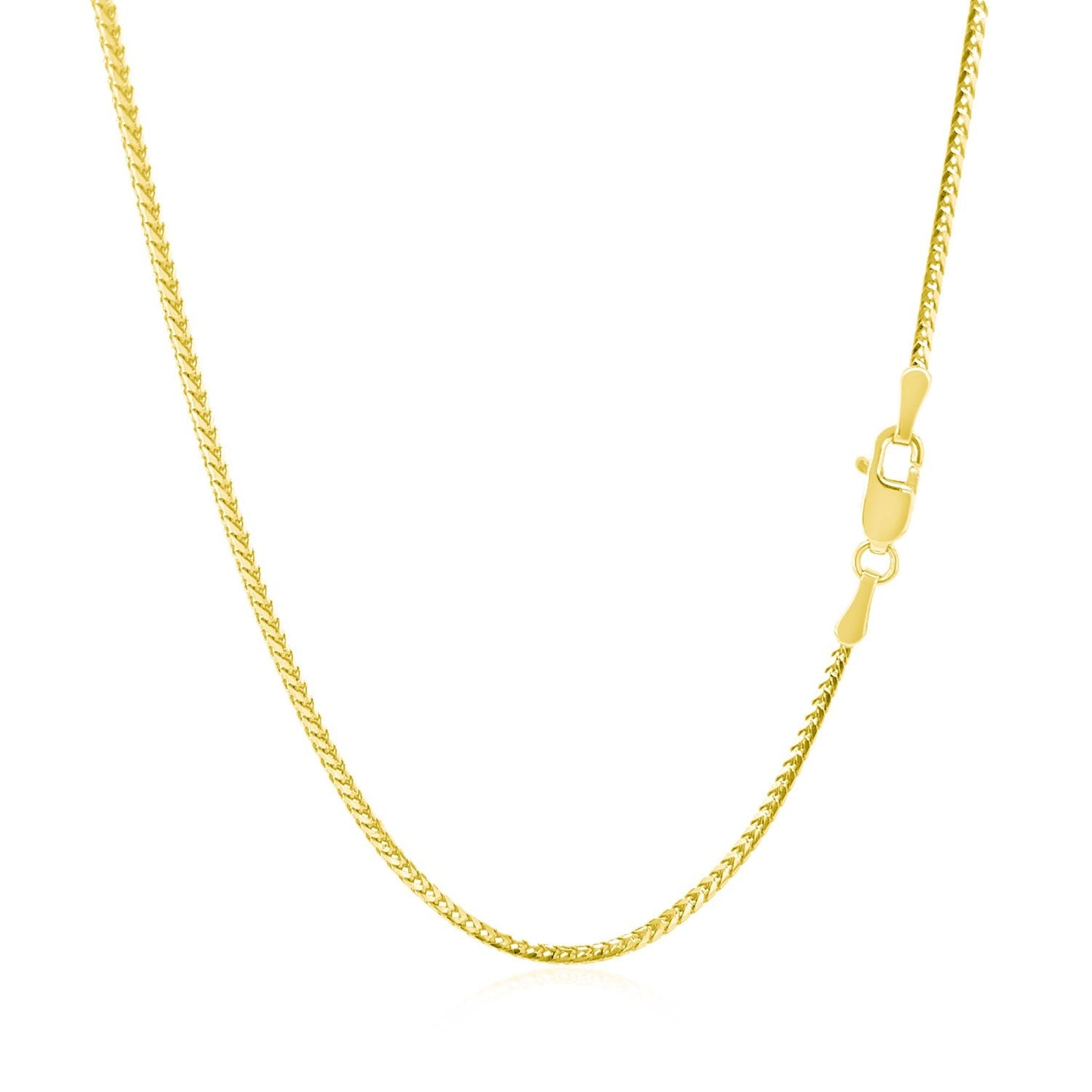 Cadena Franco de Oro Amarillo de 14k 1,2mm