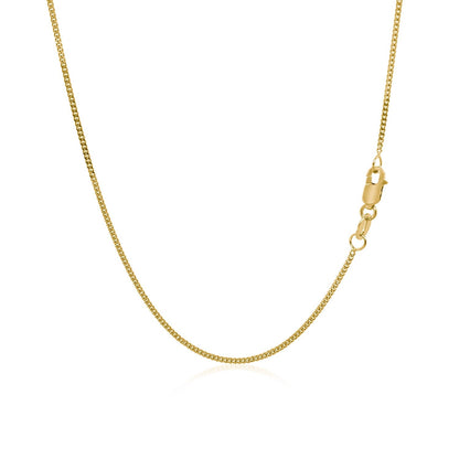 Cadena Gourette de Oro Amarillo de 14k 1.0mm
