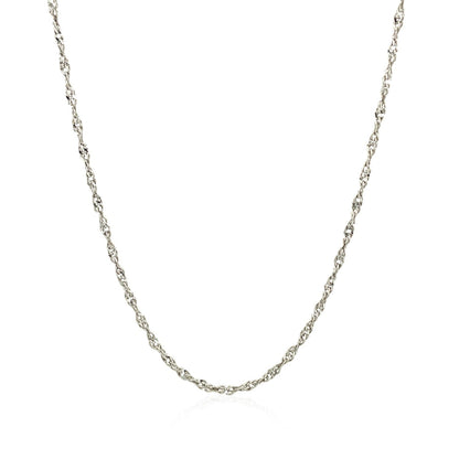 Cadena Estilo Singapur de Plata Fina de 1,6 mm