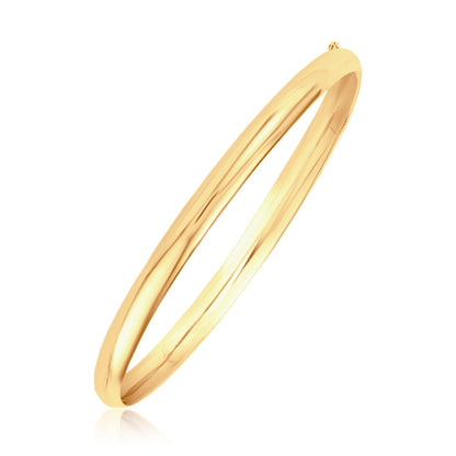 Pulsera clásica en oro amarillo de 14k (5.0mm)