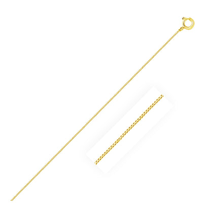 Cadena Clásica de Oro Amarillo de 14k, 0.45mm