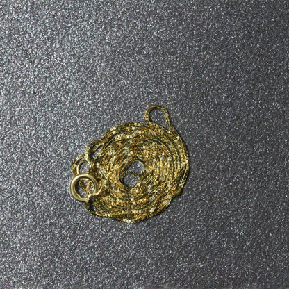 Cadena Clásica de Oro Amarillo de 14k, 0.45mm