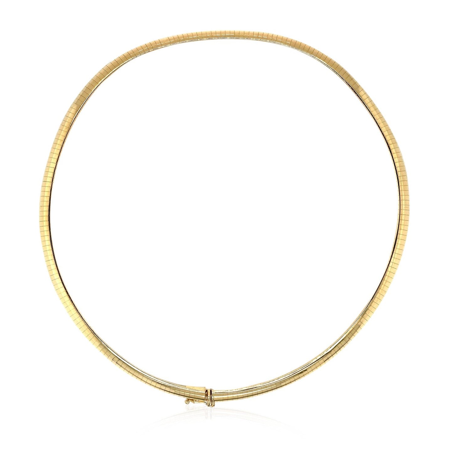 Cadena de oro amarillo de 14k estilo Omega clásico (6 mm)
