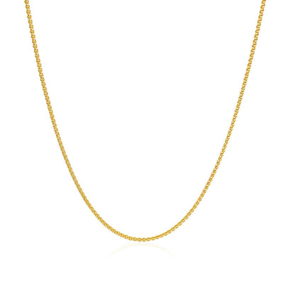 Cadena Trigo de Oro Amarillo de 10k y 1.0mm