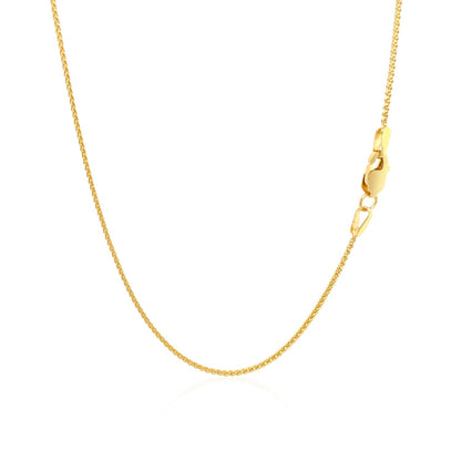 Cadena Trigo de Oro Amarillo de 10k y 1.0mm