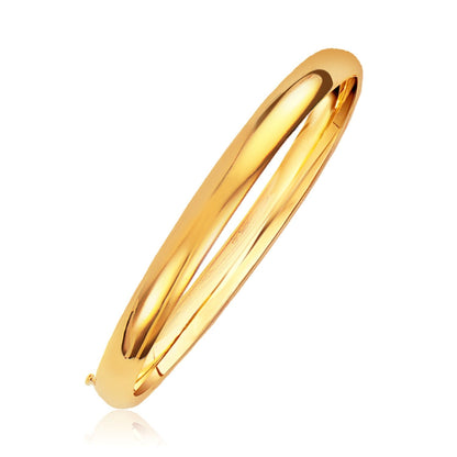 Pulsera clásica de oro amarillo de 14k (6.0mm)