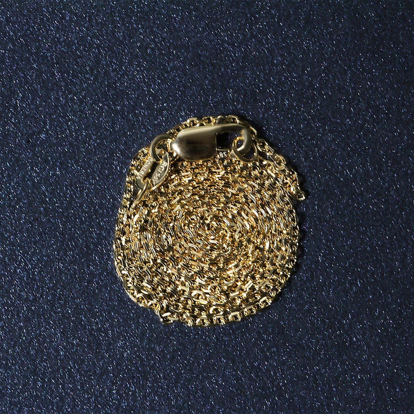 Cadena de Eslabones de Cable con Corte de Diamante de Oro Amarillo de 14k 1.1mm